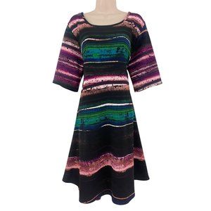 Multicolor Striped Women's Dress